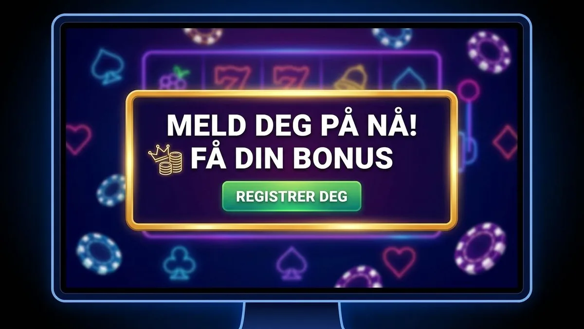 Registrer deg med bonus